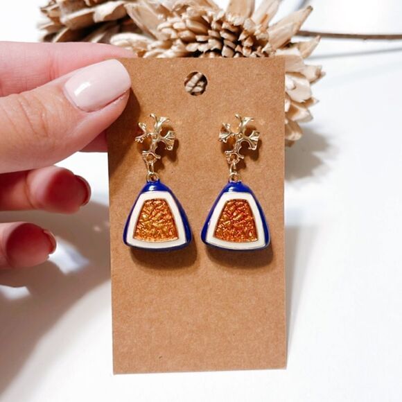 Vintage style dangle earrings M284 - Picture 2 of 5